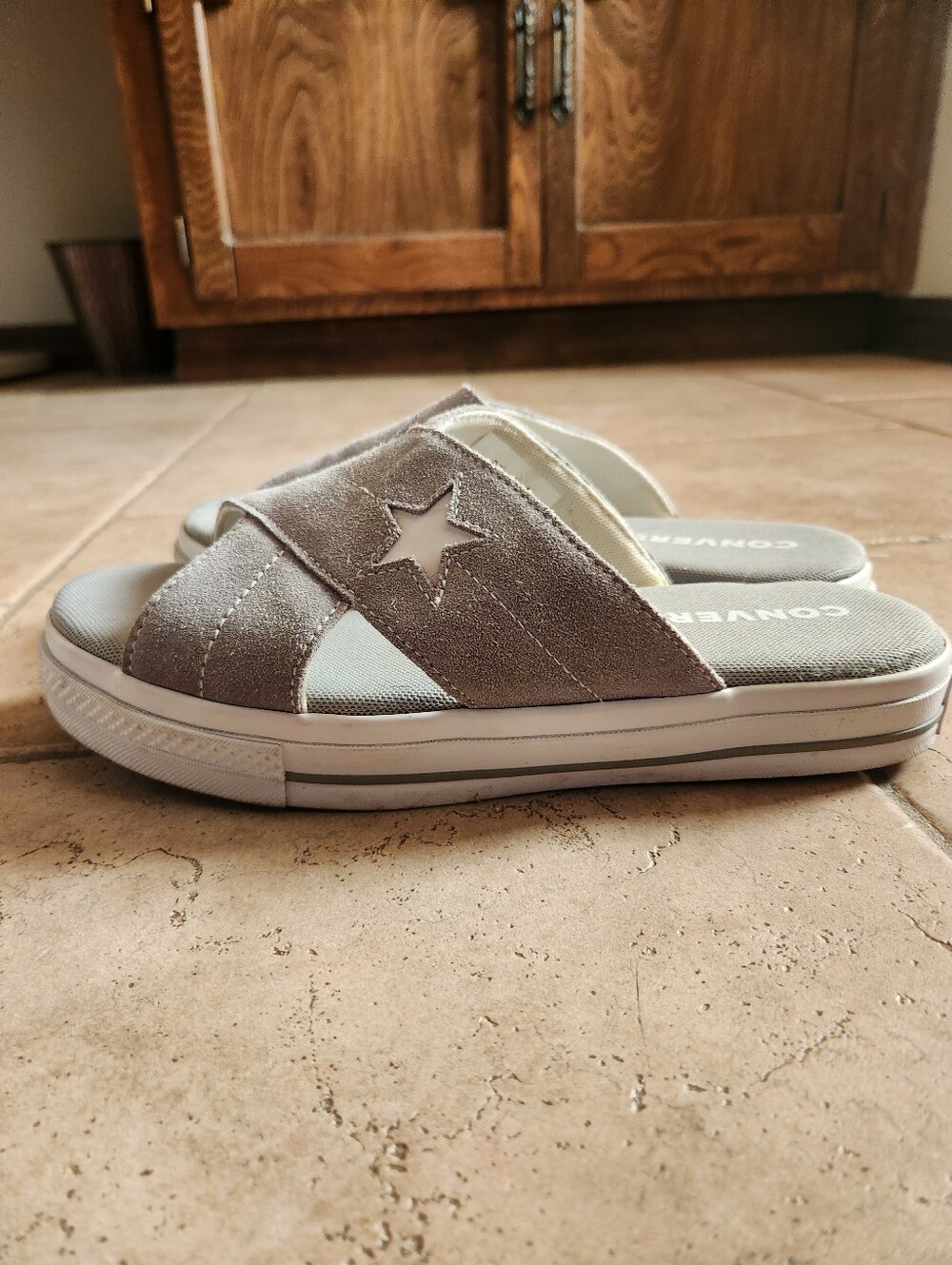 Converse Suede Star Slides